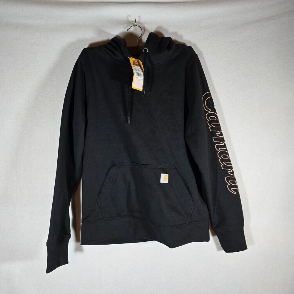 Carhartt Women's Hoodie XS Rain Defender Relaxed Midweight Graphic Sweatshirt